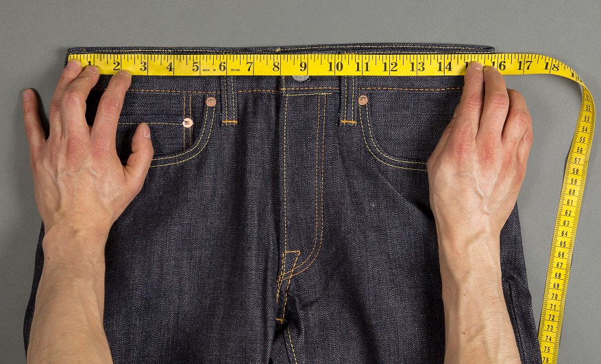how to measure waist for jeans