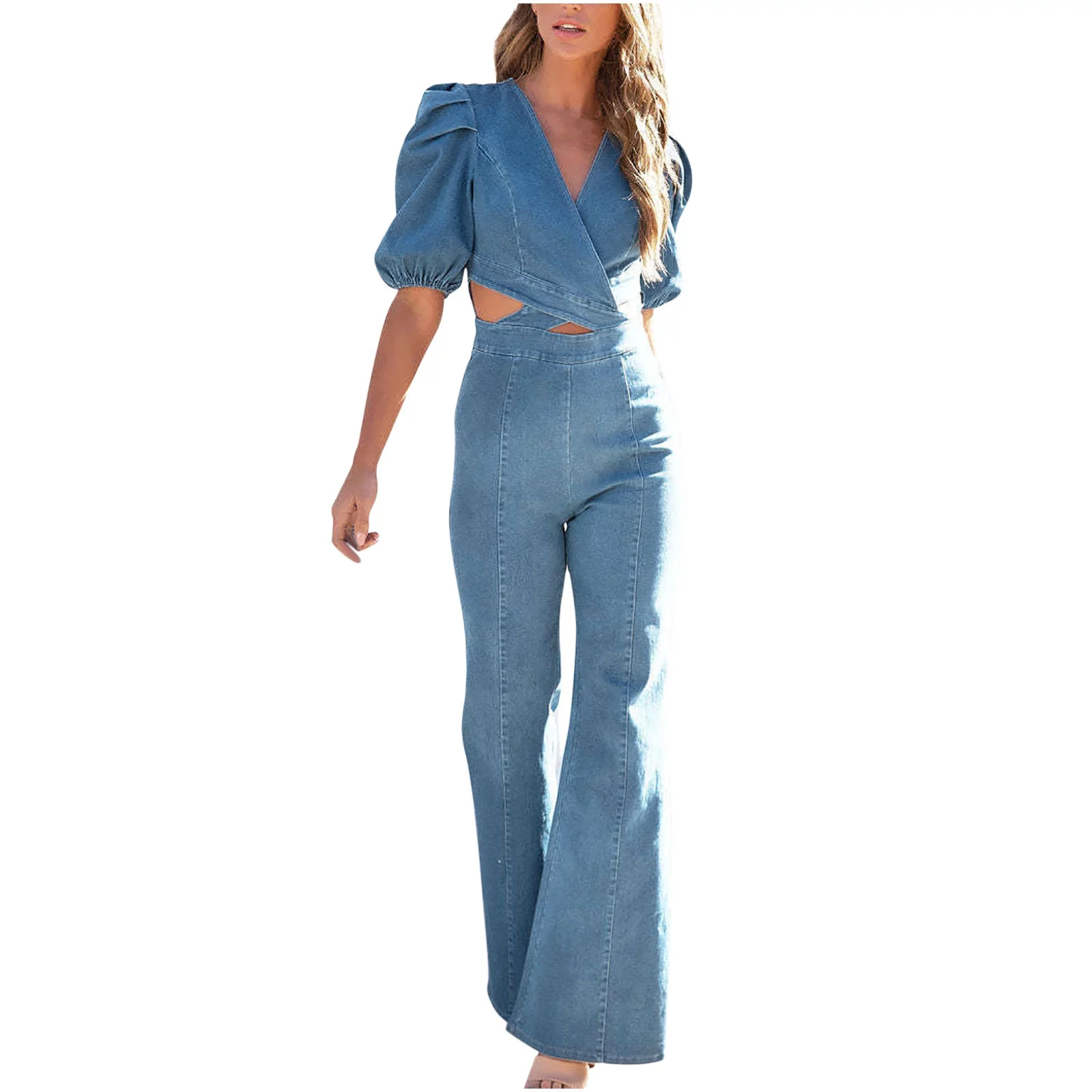 denim jumpsuit women