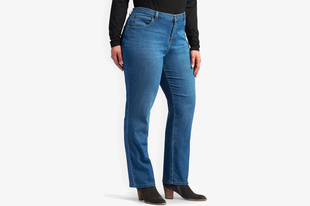 plus size straight leg jeans