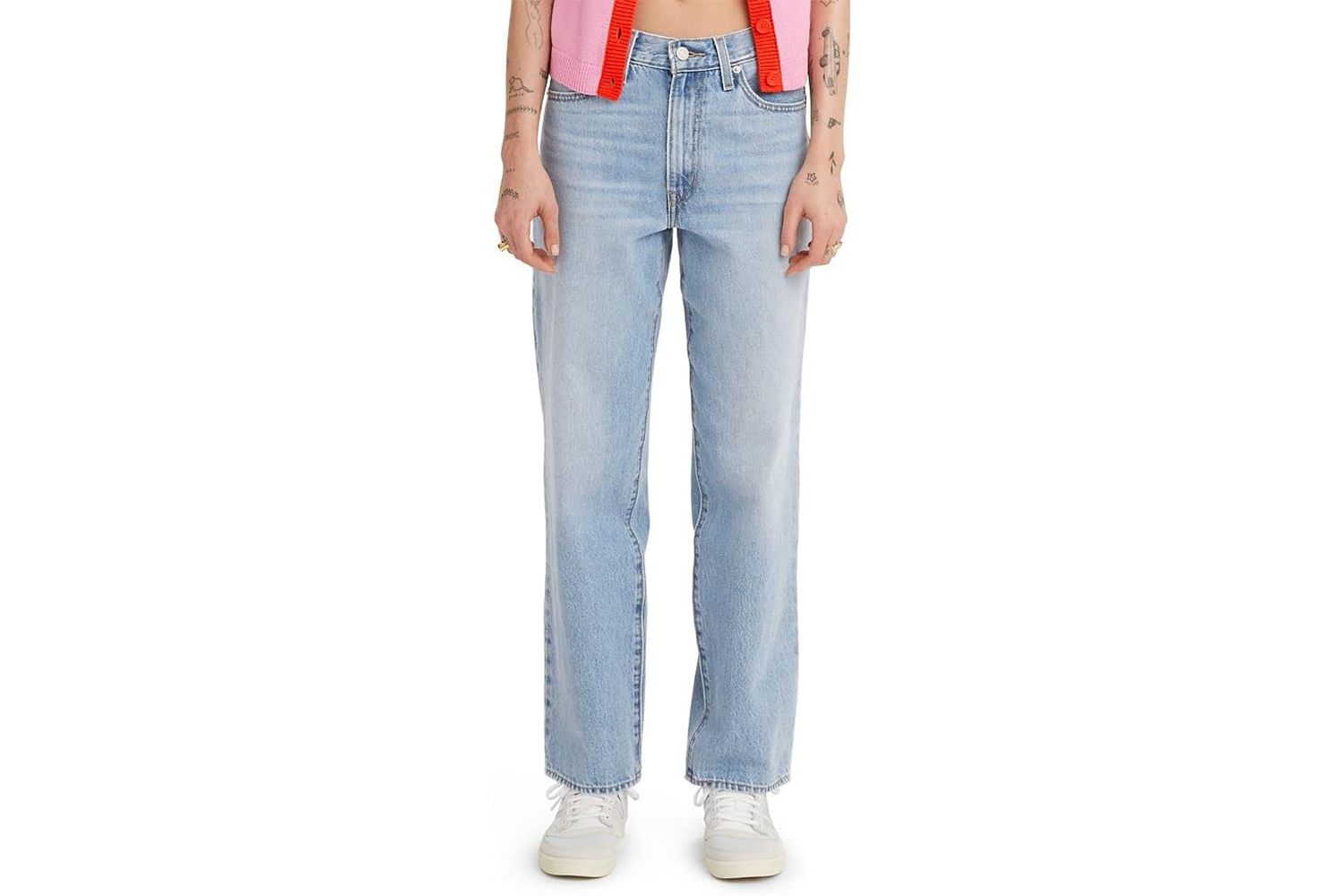 baggy straight leg jeans