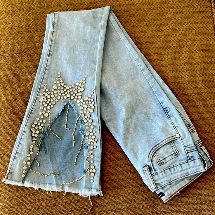 embellish jeans