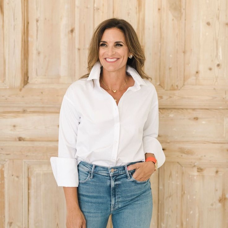 white shirt and jeans