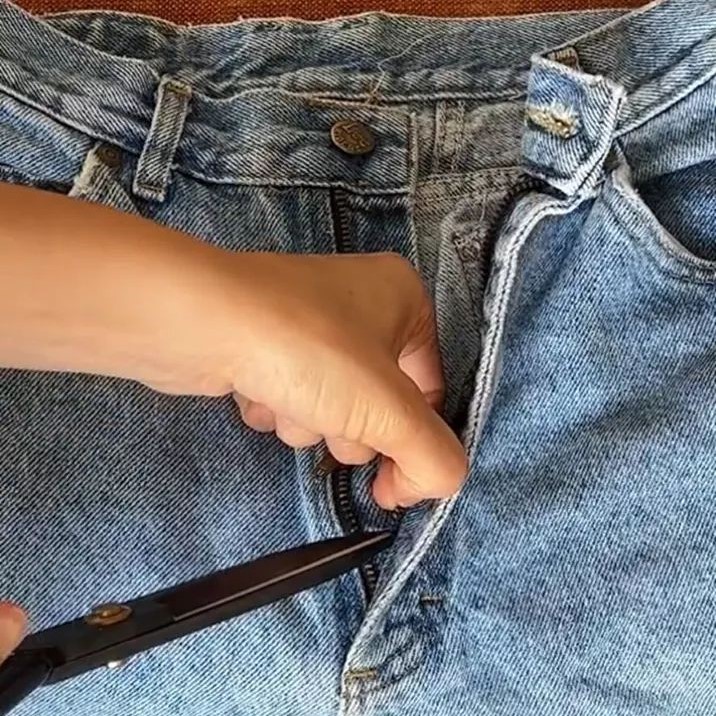 how to fix a broken zipper on jeans