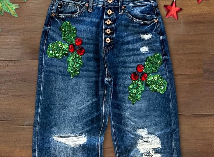 Christmas jeans