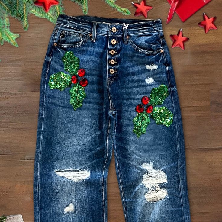 Christmas jeans