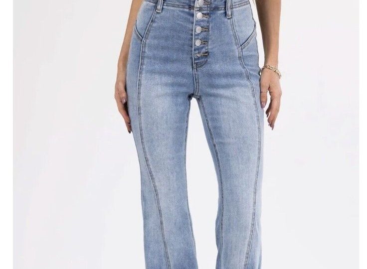 wide leg ankle jeans